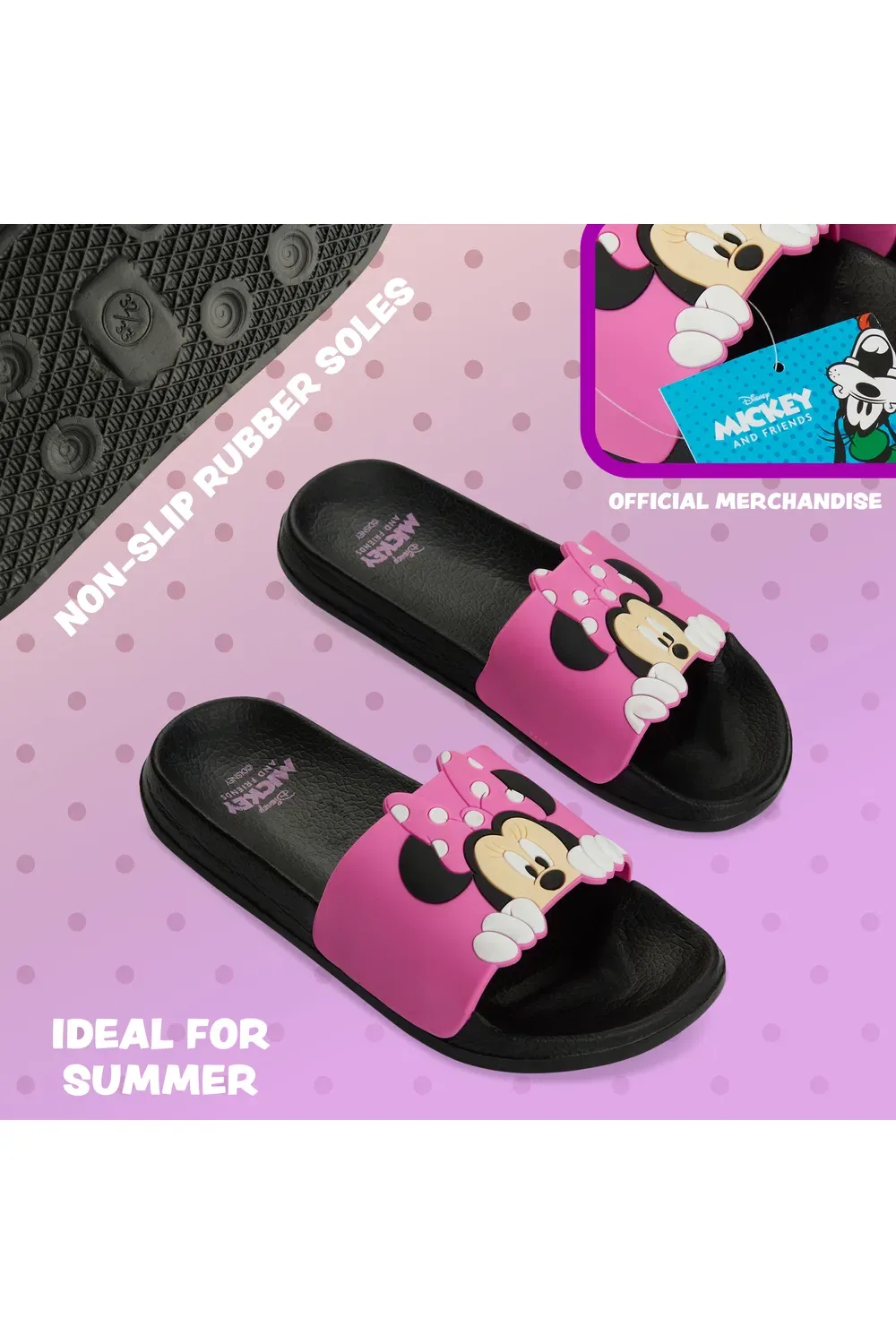 Детские сланцы Disney Minnie, мультиколор — фото 4