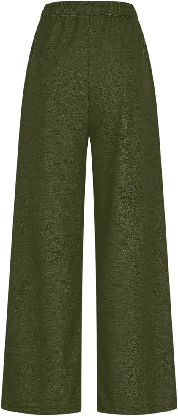 Джинсы широкие, женские, Army Green — фото 4