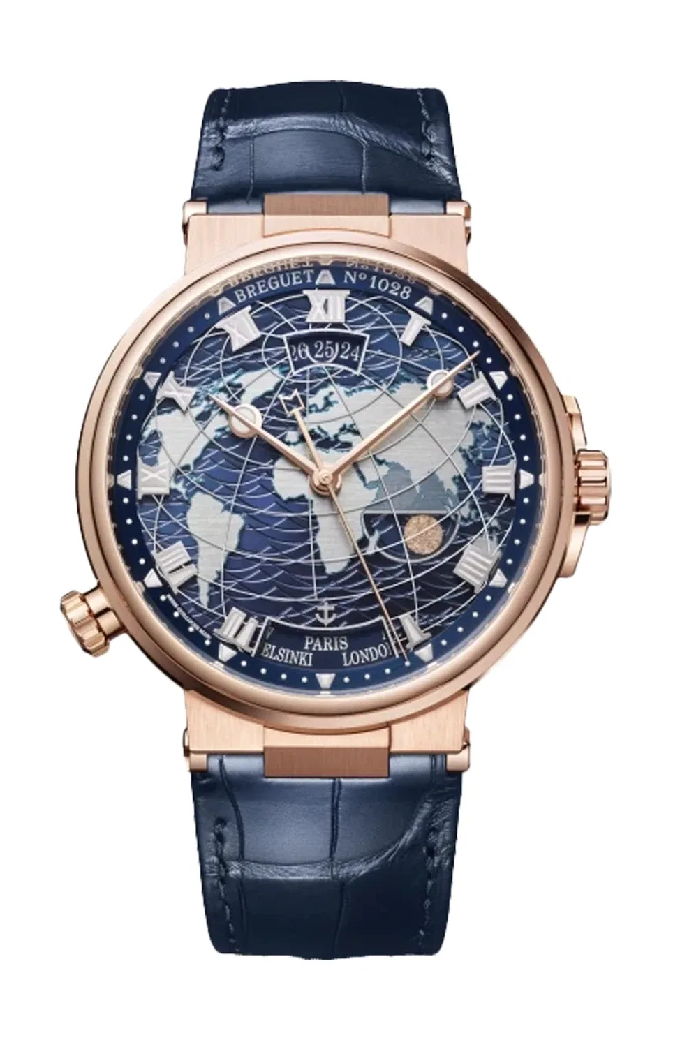 Марин Ора Мунди - 5557BR/YS/9WV BREGUET, золотой