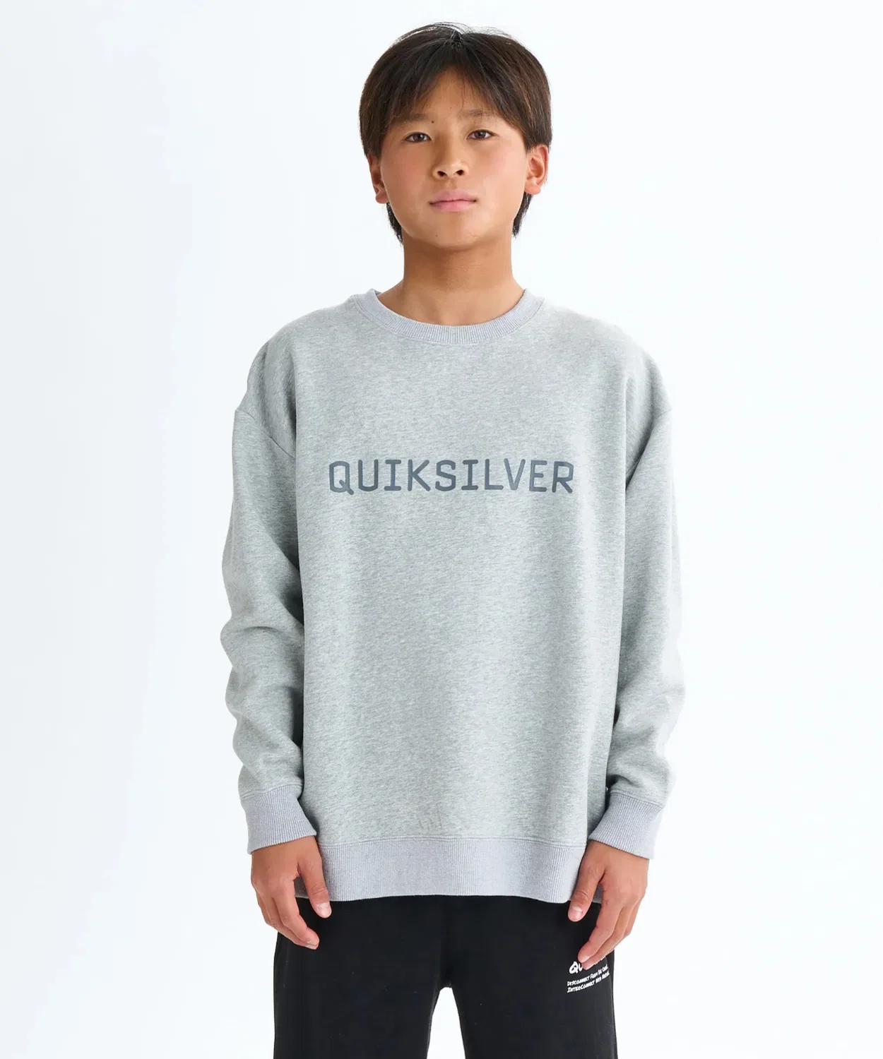 Свитшот детский Quiksilver DNA Big Clicker Swea, серый