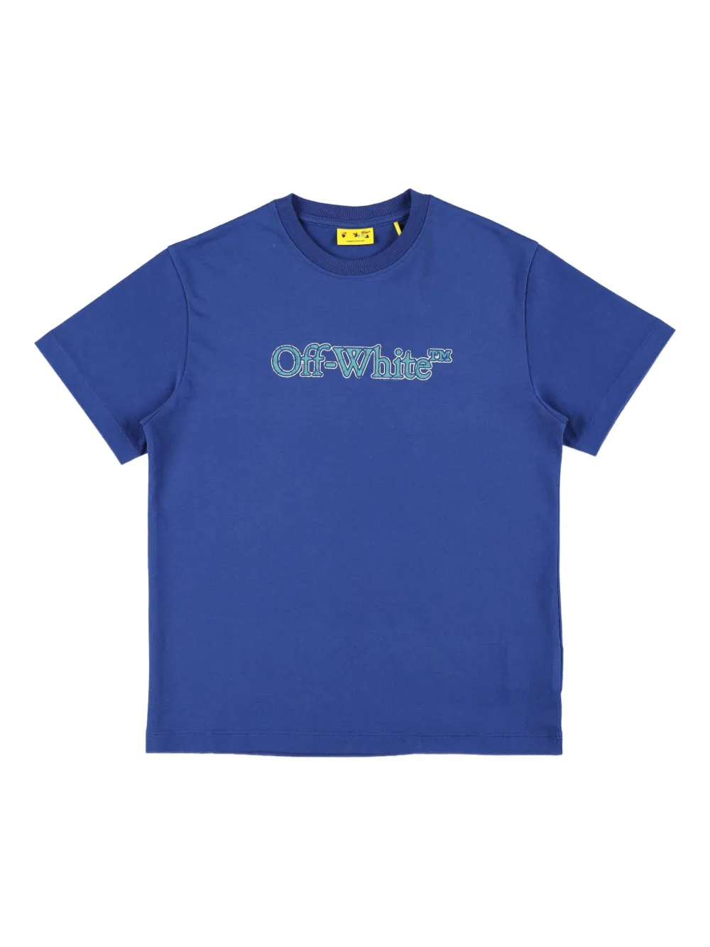 

Футболка с логотипом OFF-WHITE KIDS, синий