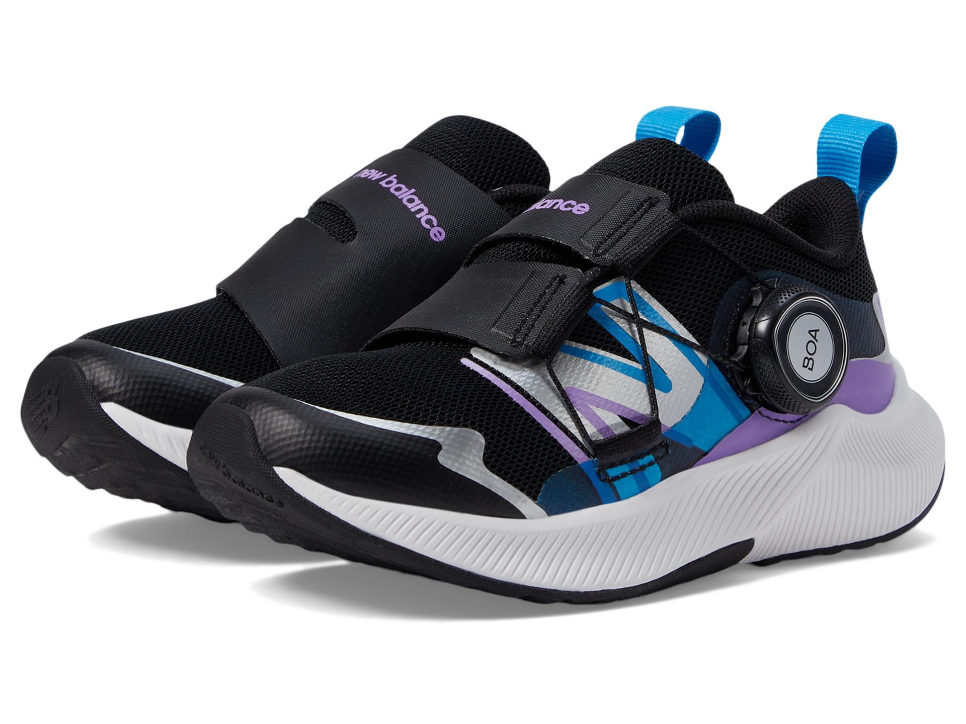 

Кроссовки New Balance Kids Dynasoft Reveal v4 BOA, цвет Black/Purple Fade
