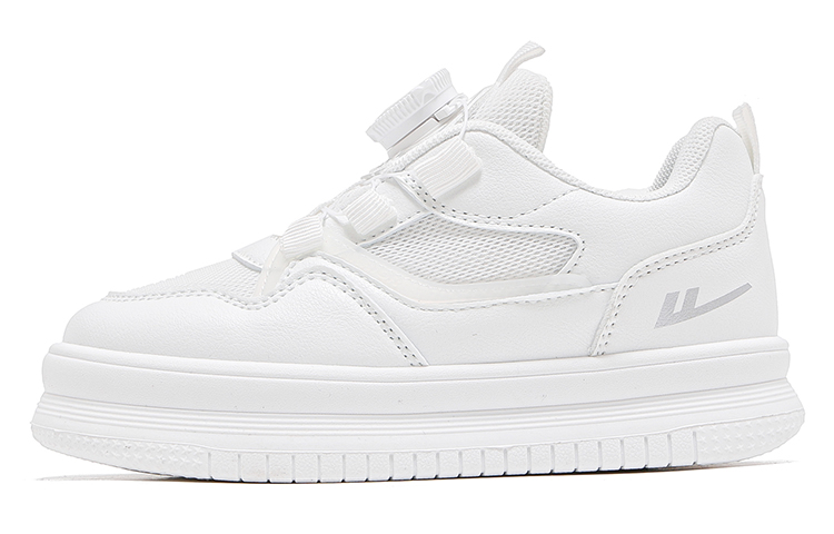 

Скользоустойчивые амортизирующие низкие детские скейтбординг кроссовки Kids' WARRIOR, белый