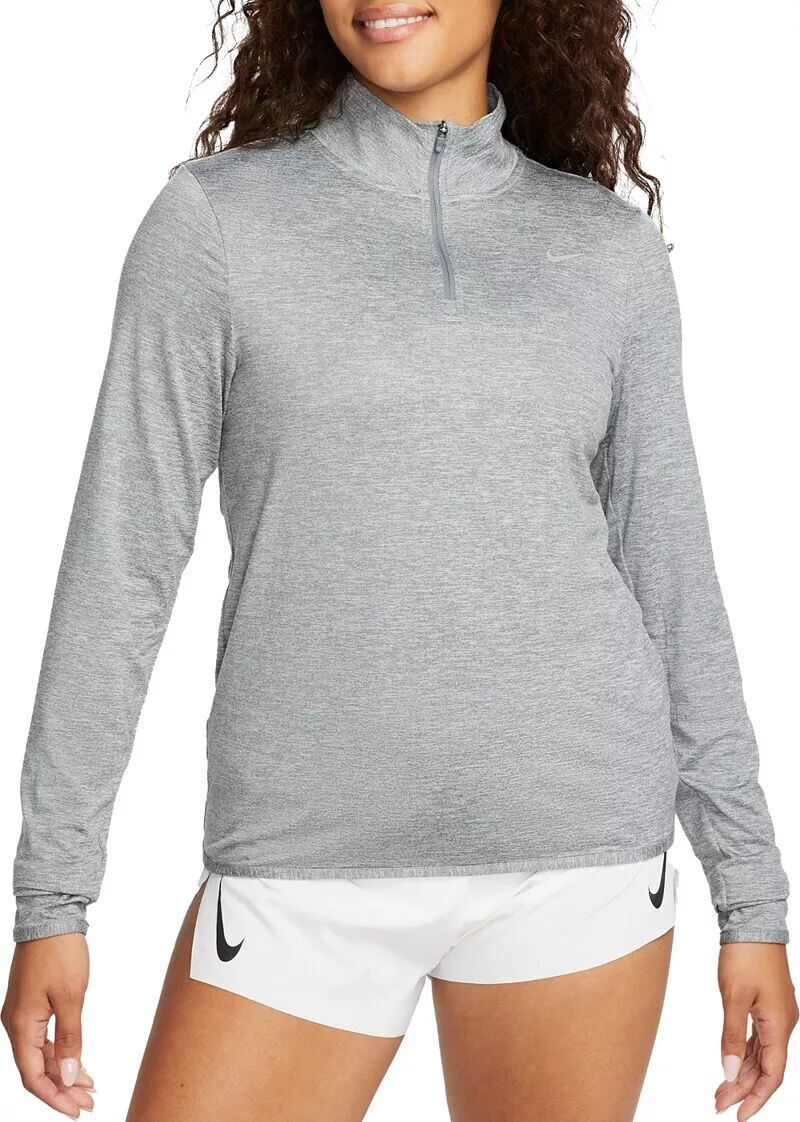 

Женская беговая футболка Nike Dri-FIT Swift Element UV с молнией 1/4