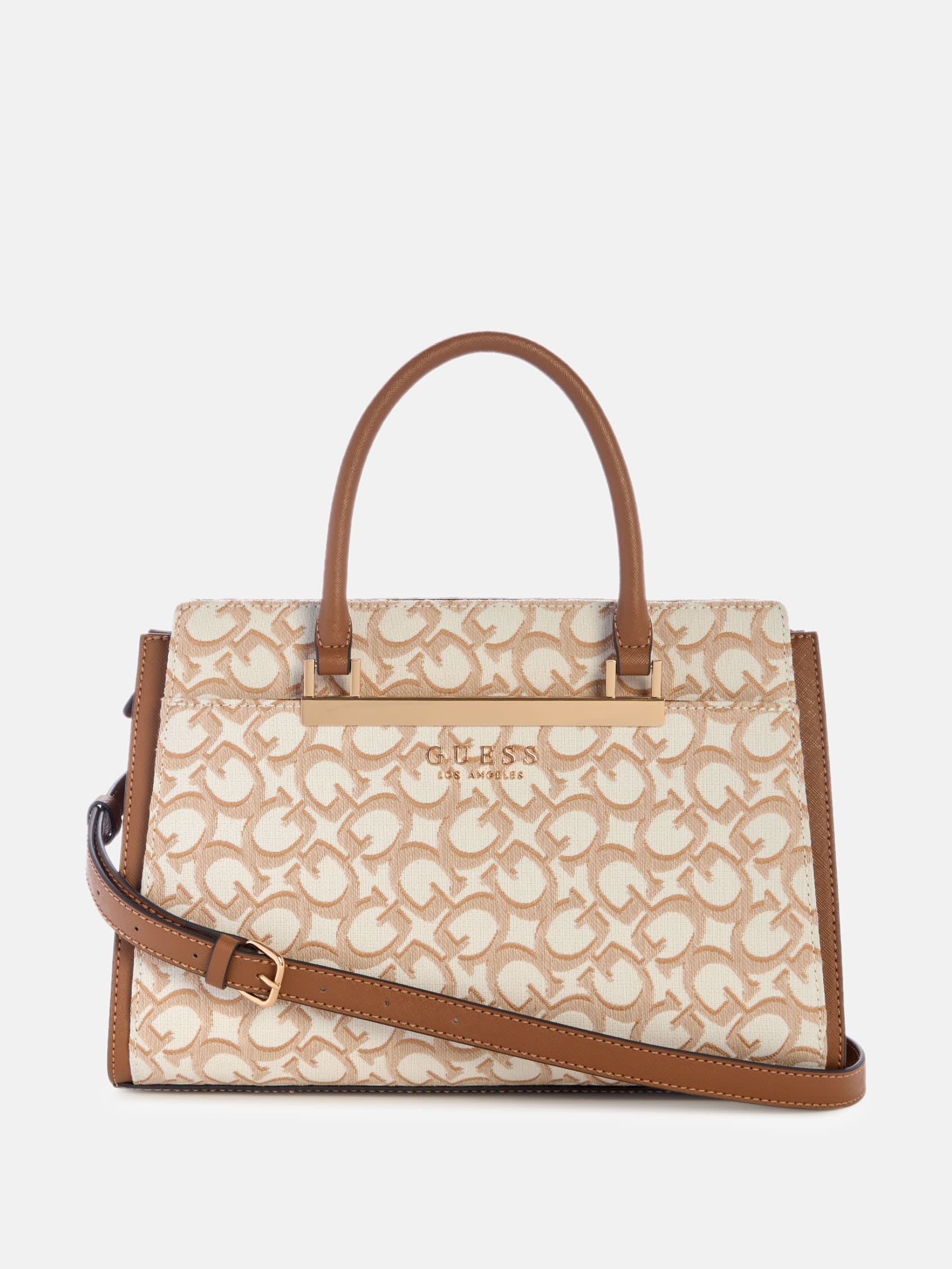 

Сумка Marva Jacquard с логотипом Guess Factory, кремовый