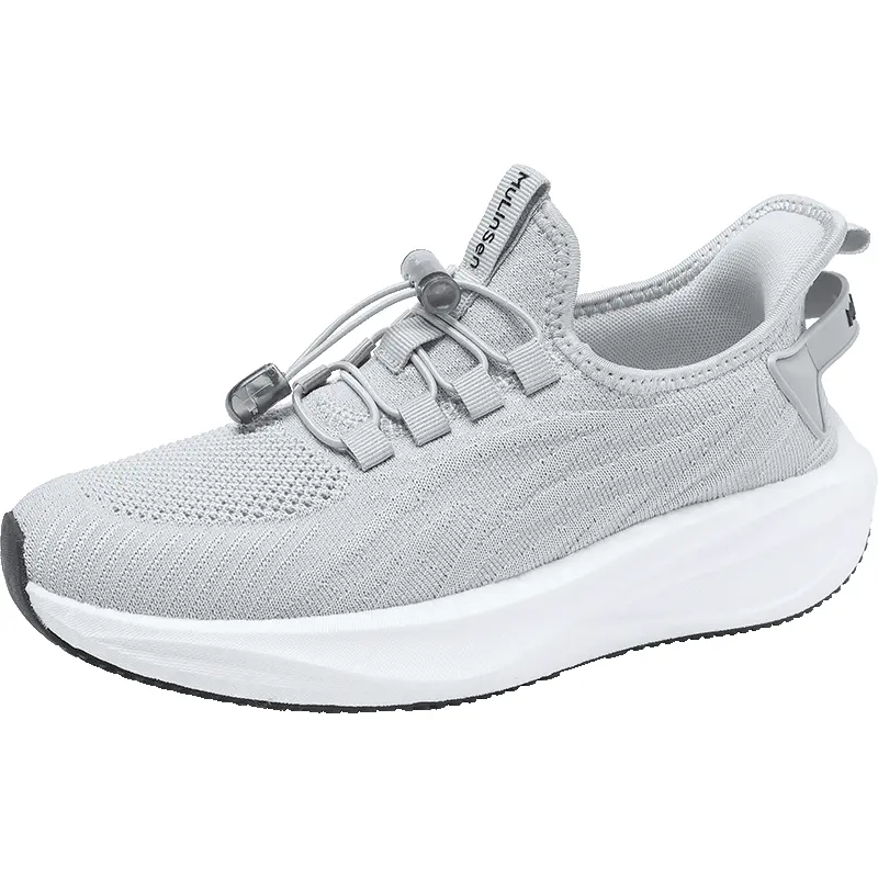 

Износостойкие, дышащие, легкие, низкие повседневные мужские туфли Mulinsen, Light Gray