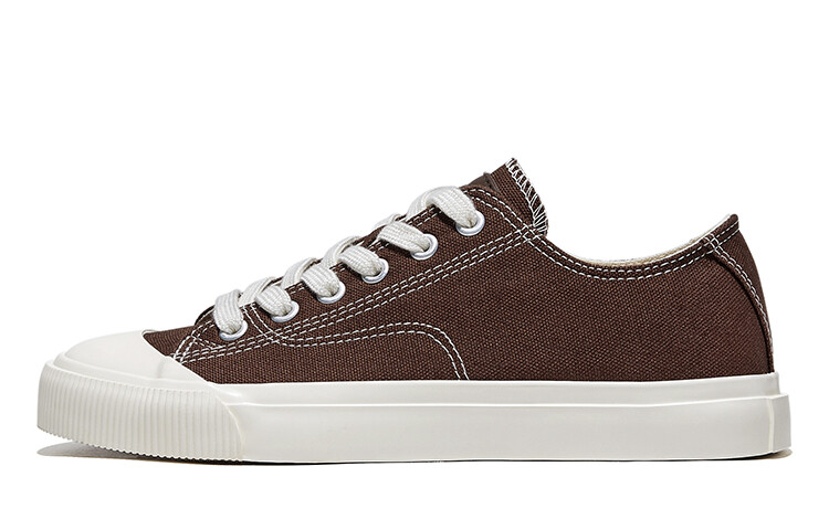 

Холщовые кеды унисекс с низким верхом Feiyue, коричневый