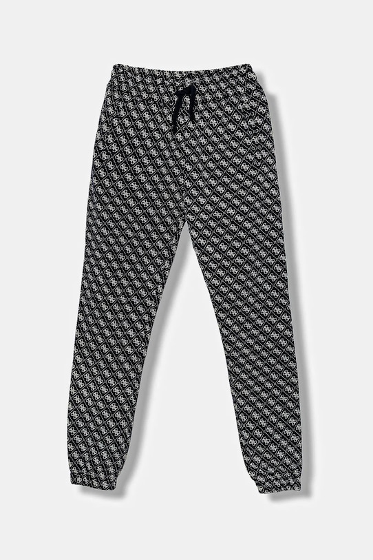 

Детские хлопковые спортивные брюки Guess, темно-синий