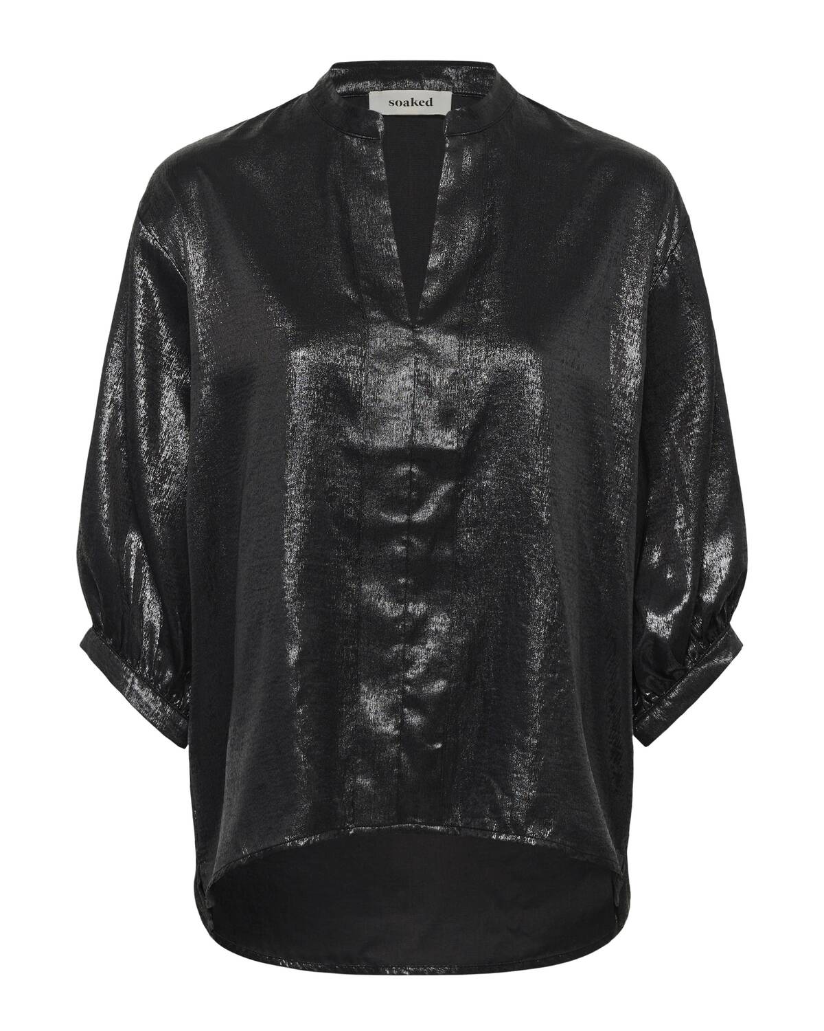 

SOAKED IN LUXURY Блузка в черном цвете
