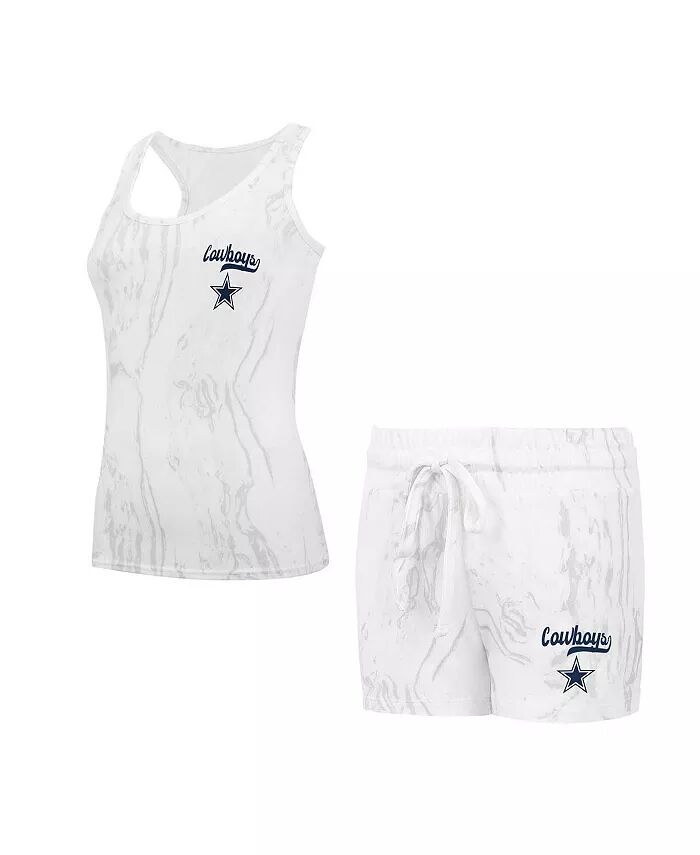 

Женский комплект для сна с майкой и шортами Dallas Cowboys Quartz Hacci Concepts Sport