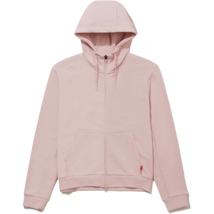 

Толстовка унисекс с капюшоном, средней толщины Descente, розовый