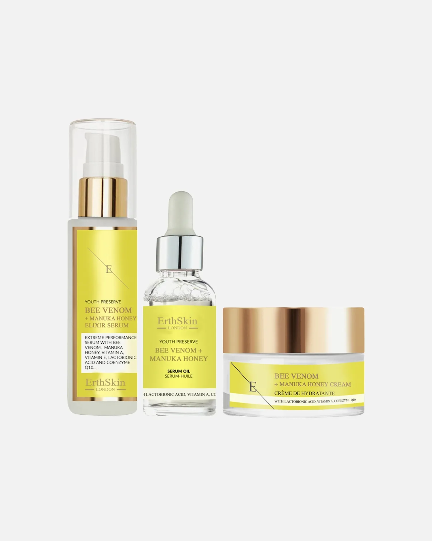 Полный комплексный уход за лицом Bee Glow Erthskin London, 1 шт