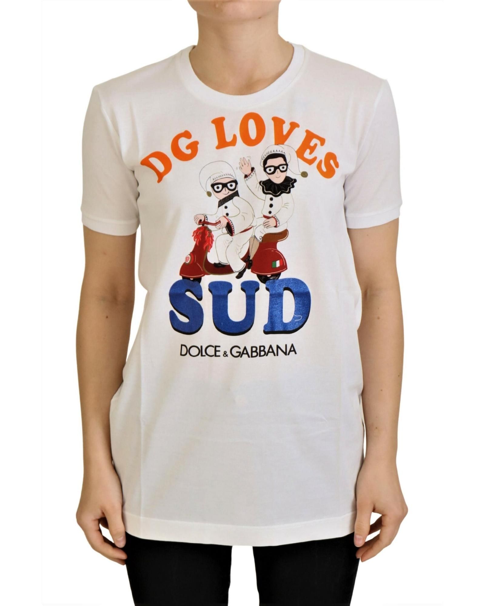 

Футболка Dolce & Gabbana Loves Sud, белый