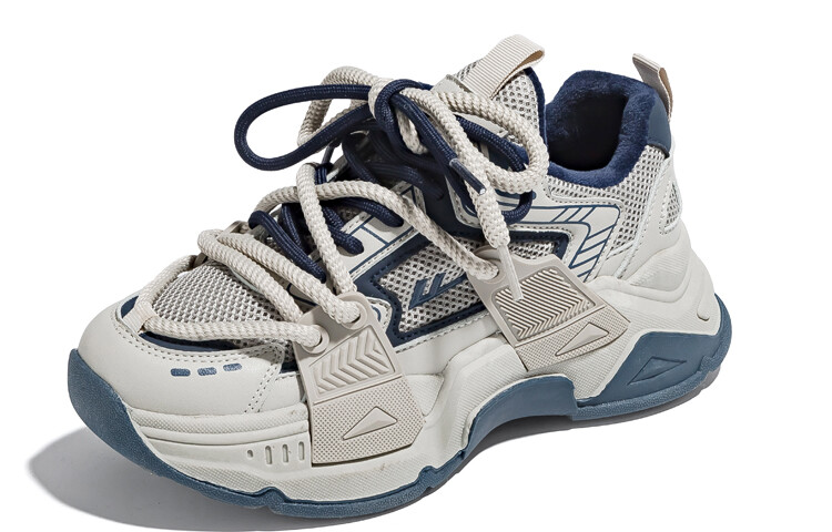 

Кроссовки WARRIOR Chunky Sneakers Unisex Low-top Blue, серый/синий