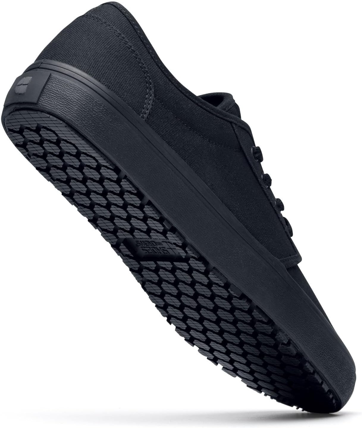 Кроссовки для работы Shoes for Crews универсальные, противоскользящие - удобная, нескользкая обувь для мужчин и женщин в сфере гостеприимства, розничной торговли, общественного питания и других областях - Merlin, черный — фото 4