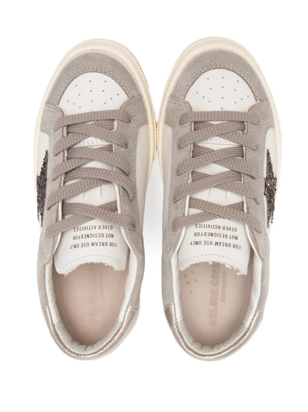 Кроссовки May With Double Quarter And Toe Golden Goose Kids, белый — фото 3