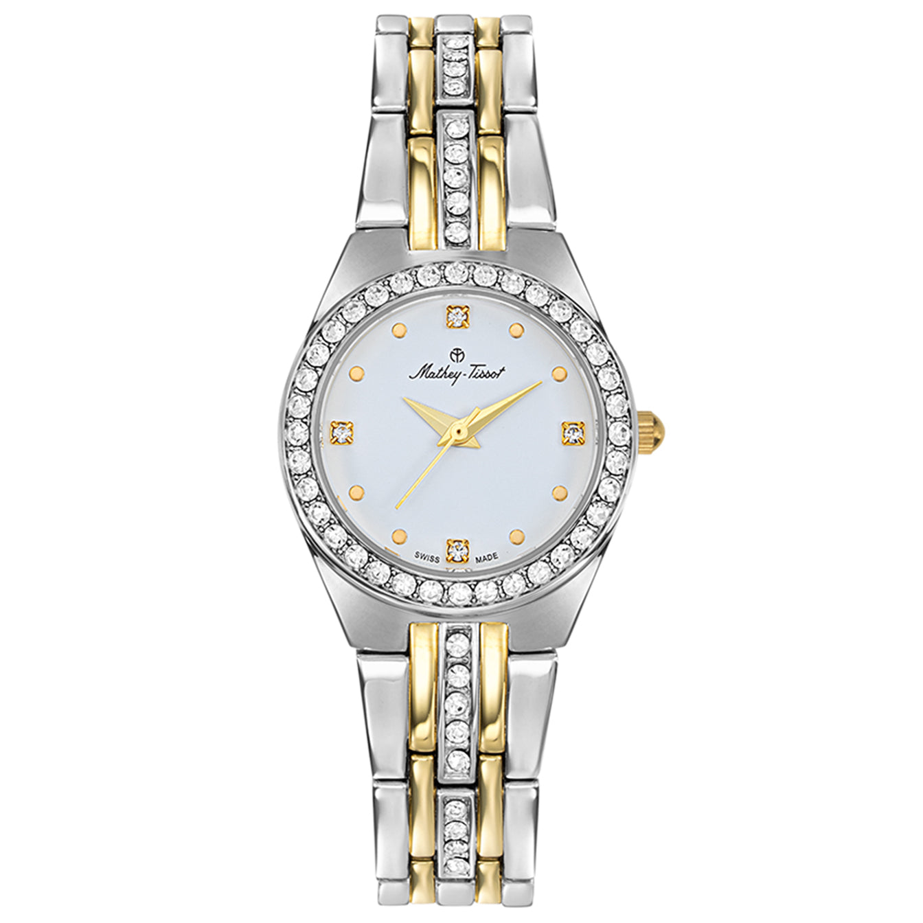 

Женские часы Mathey Tissot с белым циферблатом