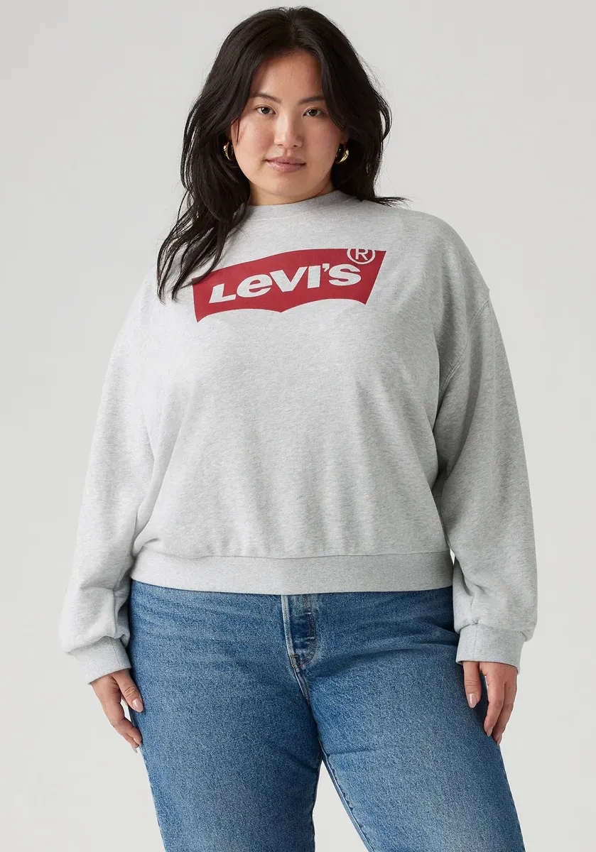 

Толстовка Levi's Plus "PL GR EVERYDAY CREW", цвет Starstruck Hetaher Grey