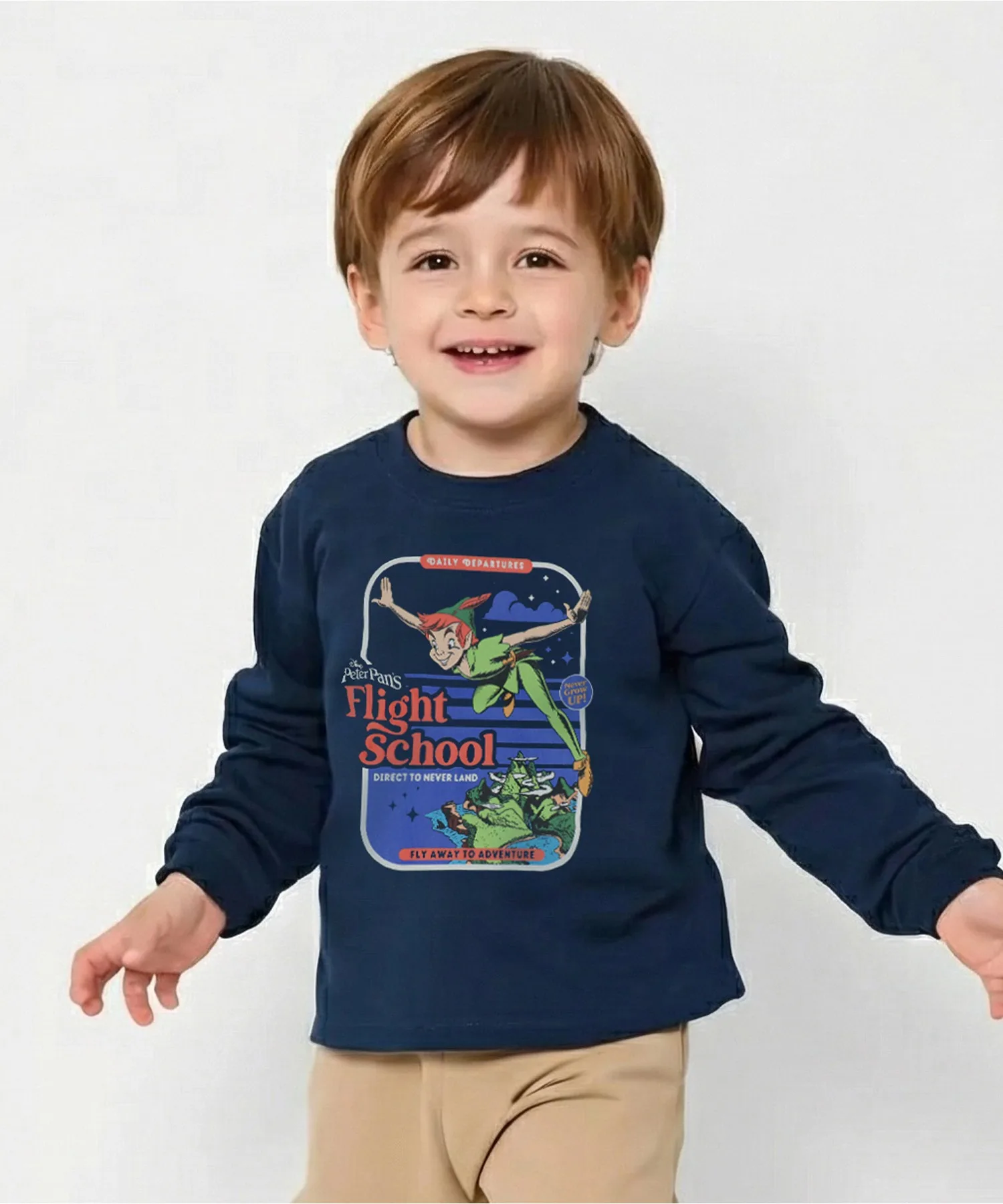 Детская футболка Disney Peter Pan с длинным рукавом
