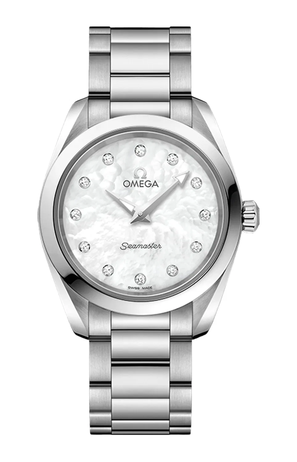 СИМАСТЕР АКВА ТЕРРА 150М КВАРЦ 28 ММ - 220.10.28.60.55.001 OMEGA, серебряный