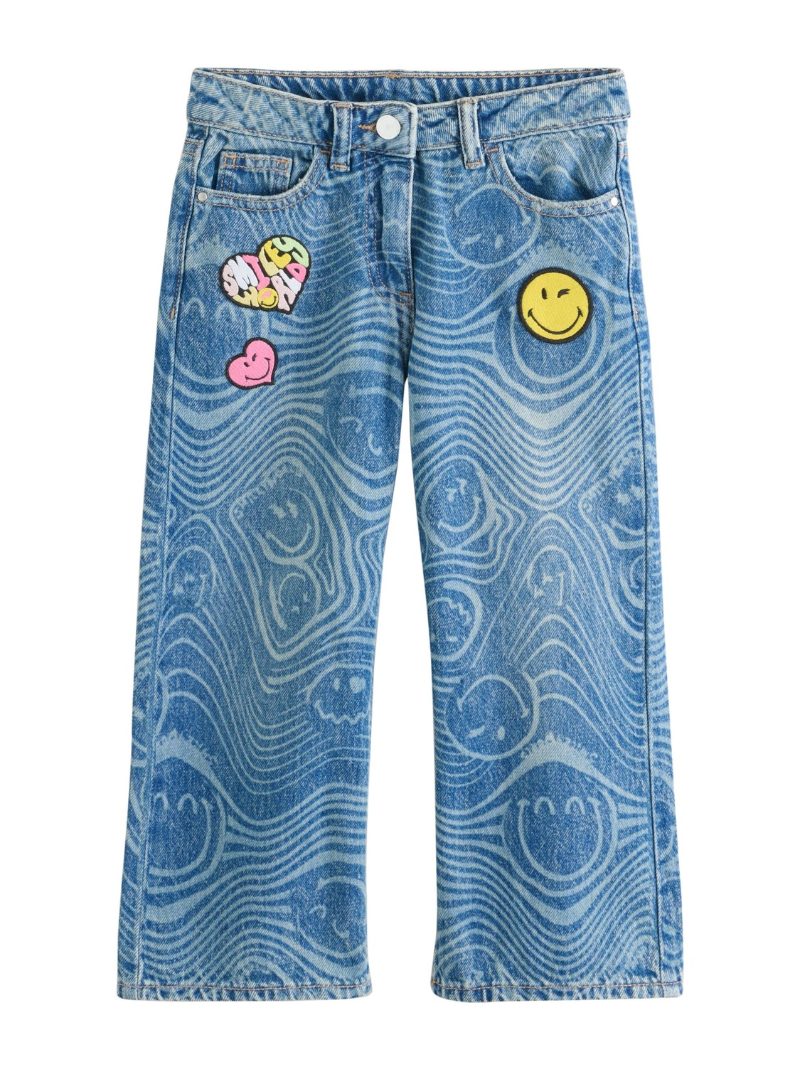 

Next Джинсы с широкими штанинами в синем цвете