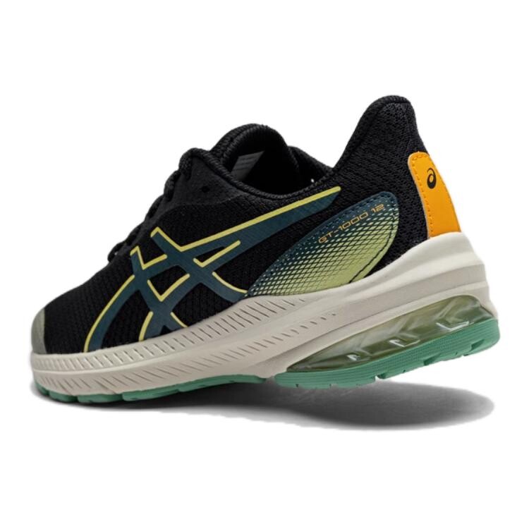 GT-1000 12 Детские кроссовки GS Low-top Черные/Белые Asics, черный/белый — фото 4