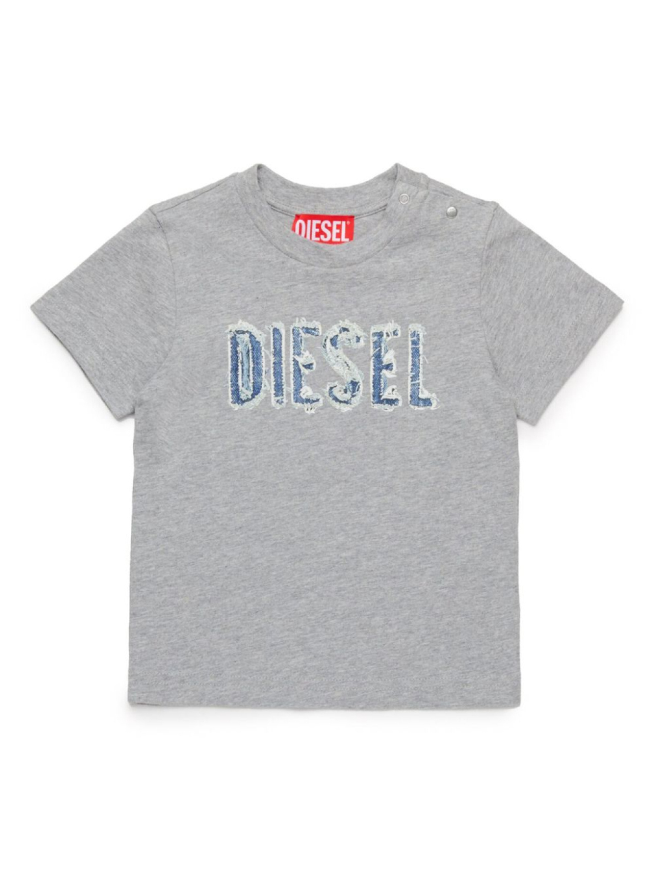 

Diesel Kids футболка с логотипом, серый