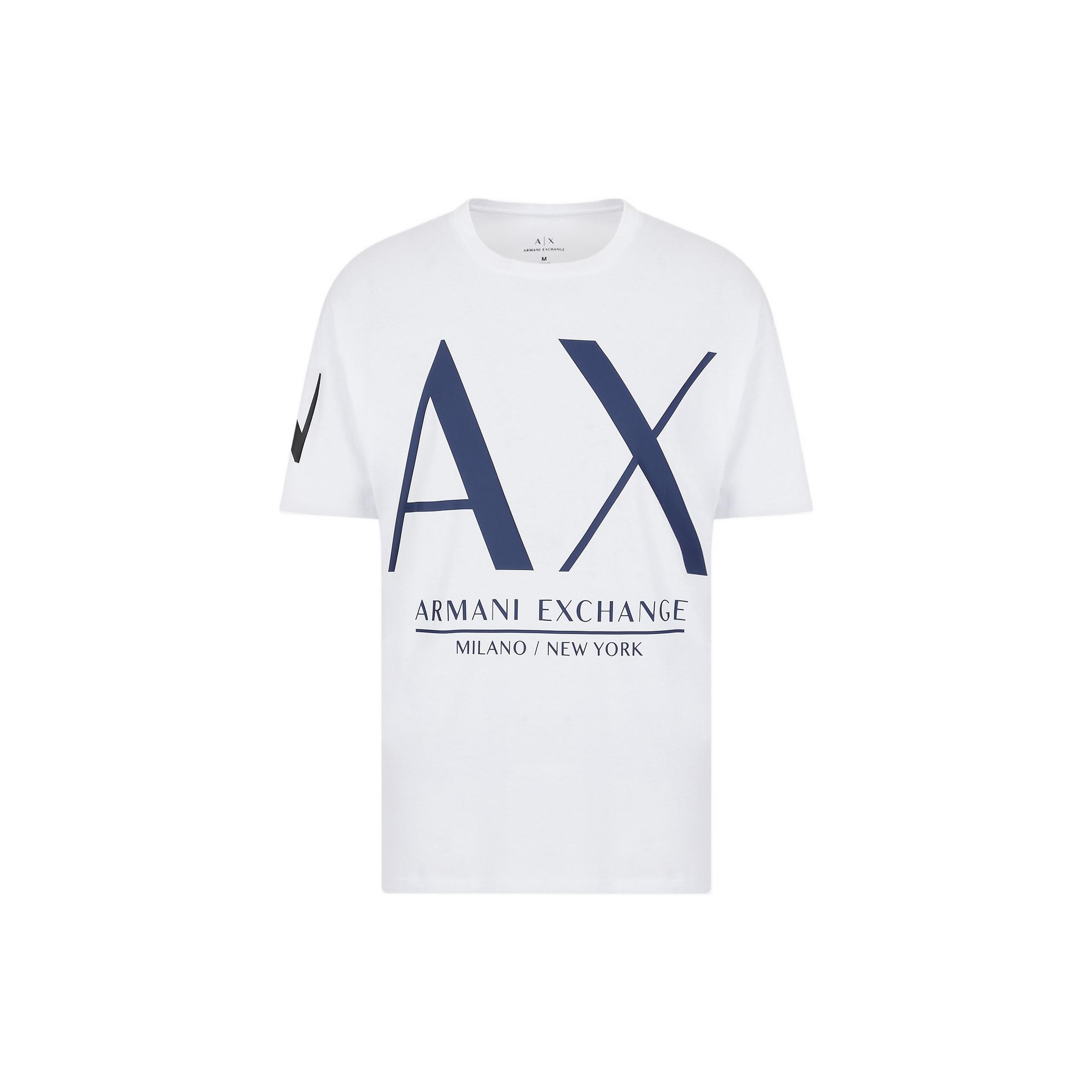

ARMANI EXCHANGE Футболка мужская белая, Белый, ARMANI EXCHANGE Футболка мужская белая