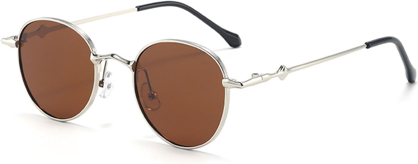 

Женские поляризованные солнцезащитные очки в модной круглой металлической оправе с защитой от УФ-излучения UV400. Подходят для защиты от солнца, рыбалки и путешествий Aiulolam, E