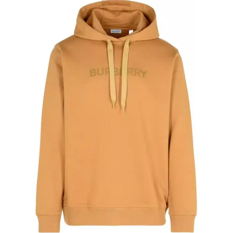 Худи Burberry с резиновым логотипом, оранжевый