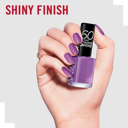 Лак для ногтей Super Shine 60 Seconds Lovey Dovey, Rimmel — фото 3