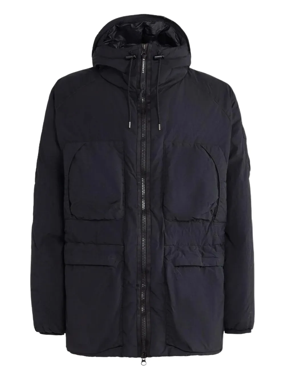 

Куртка-пуховик с капюшоном C.P. Company, черный