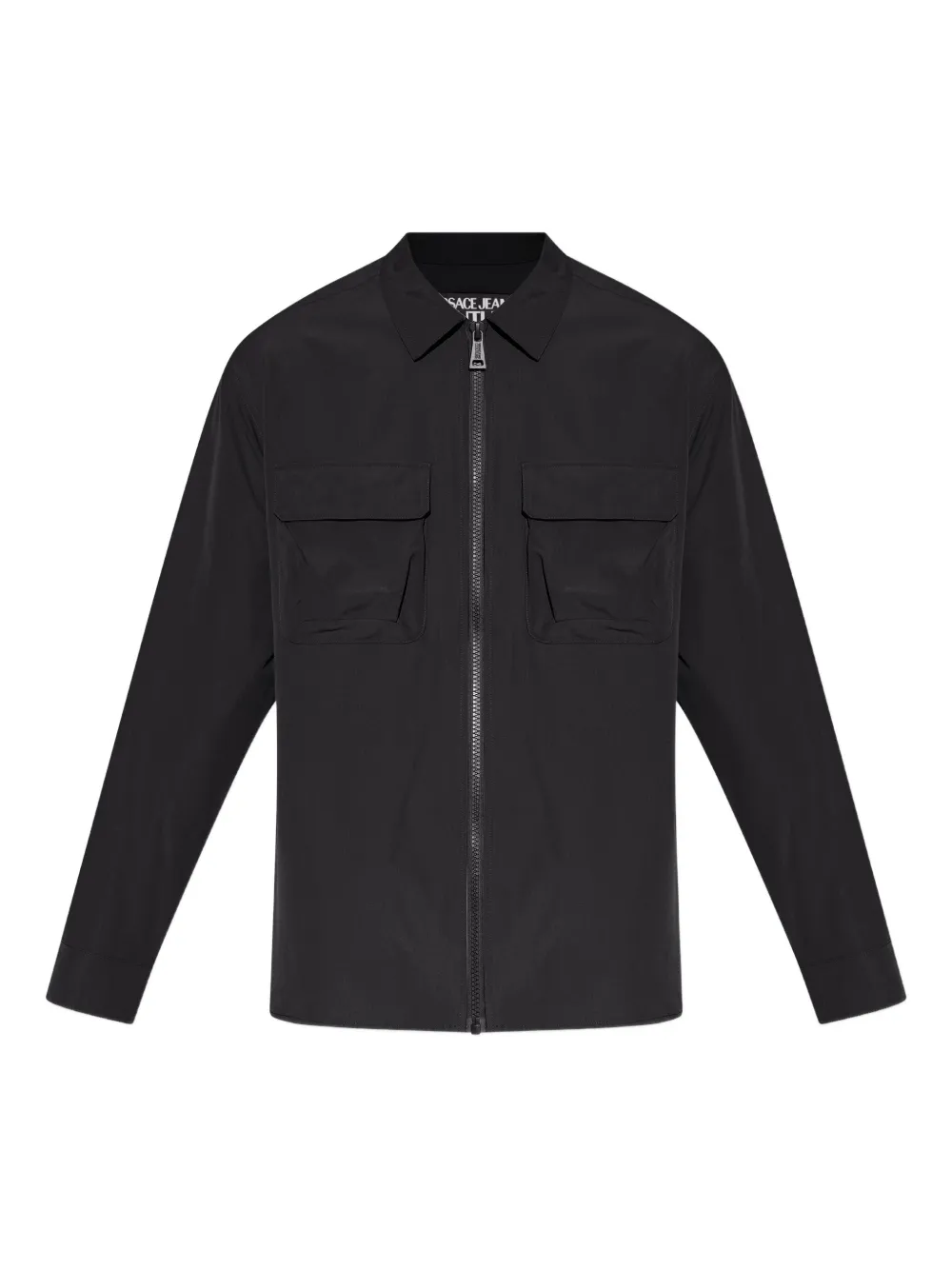 

Рубашка на молнии с карманом Versace Jeans Couture, черный