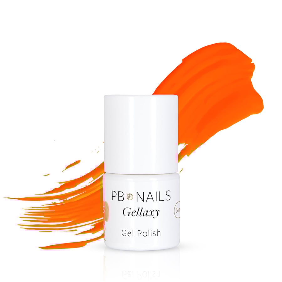 

Pb Nails, Гибридный лак GE105 Miss Orange, 5 мл