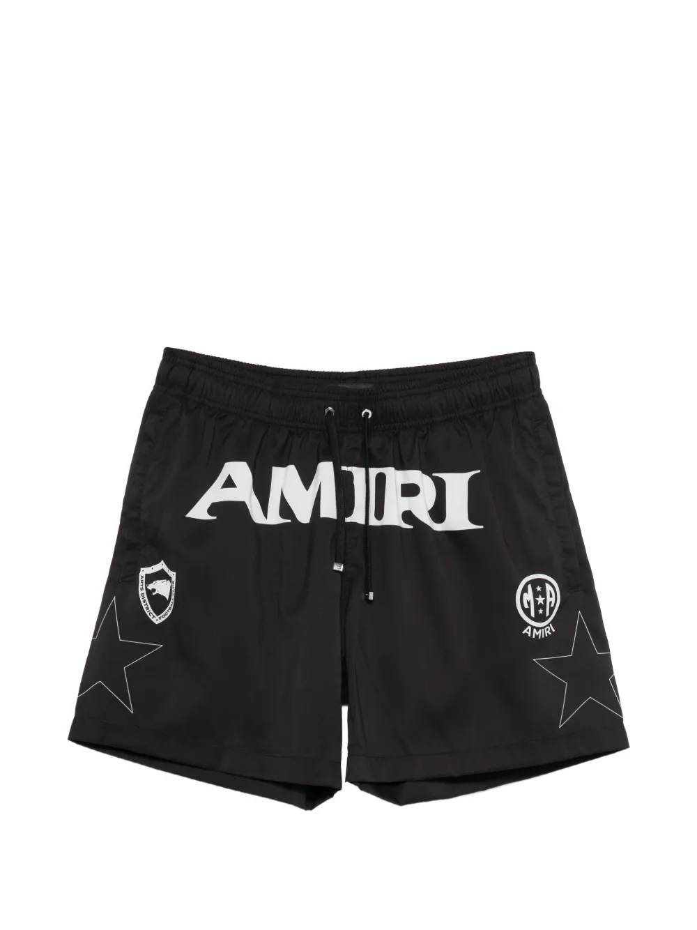

Плавки-шорты с принтом логотипа AMIRI, черный