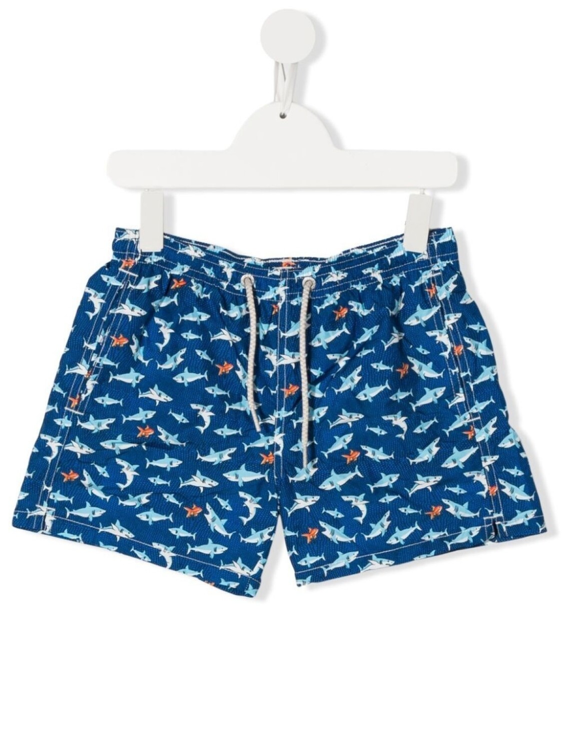 

MC2 Saint Barth Kids плавки-шорты с принтом, синий