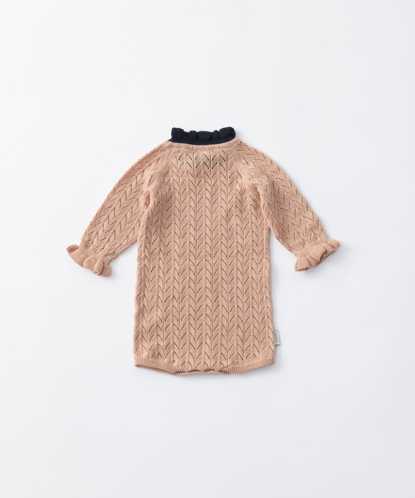 Комбинезон с узором «елочка» Tricote, 68PINKBEIGE — фото 2