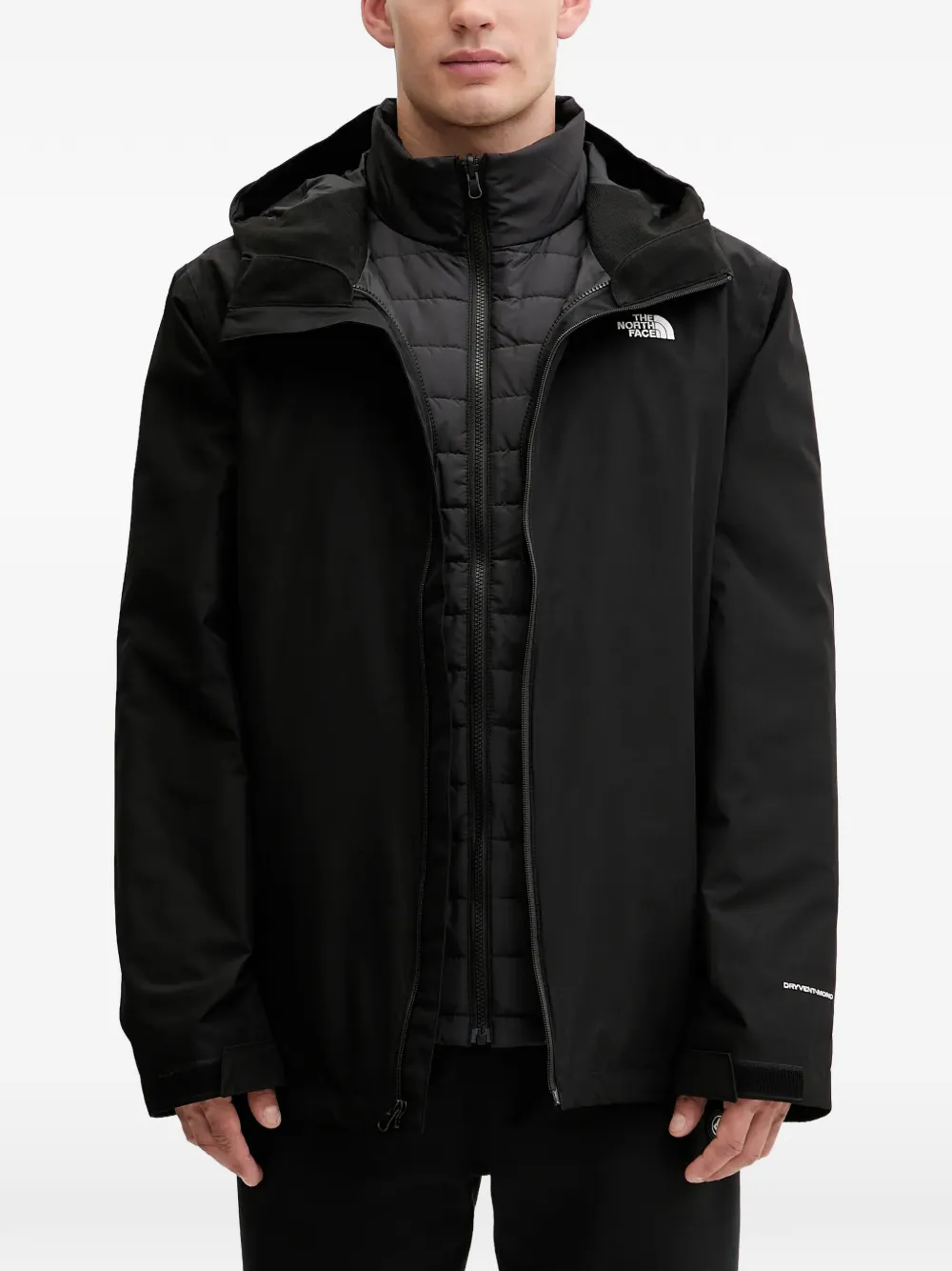 

Куртка на молнии с капюшоном The North Face, черный
