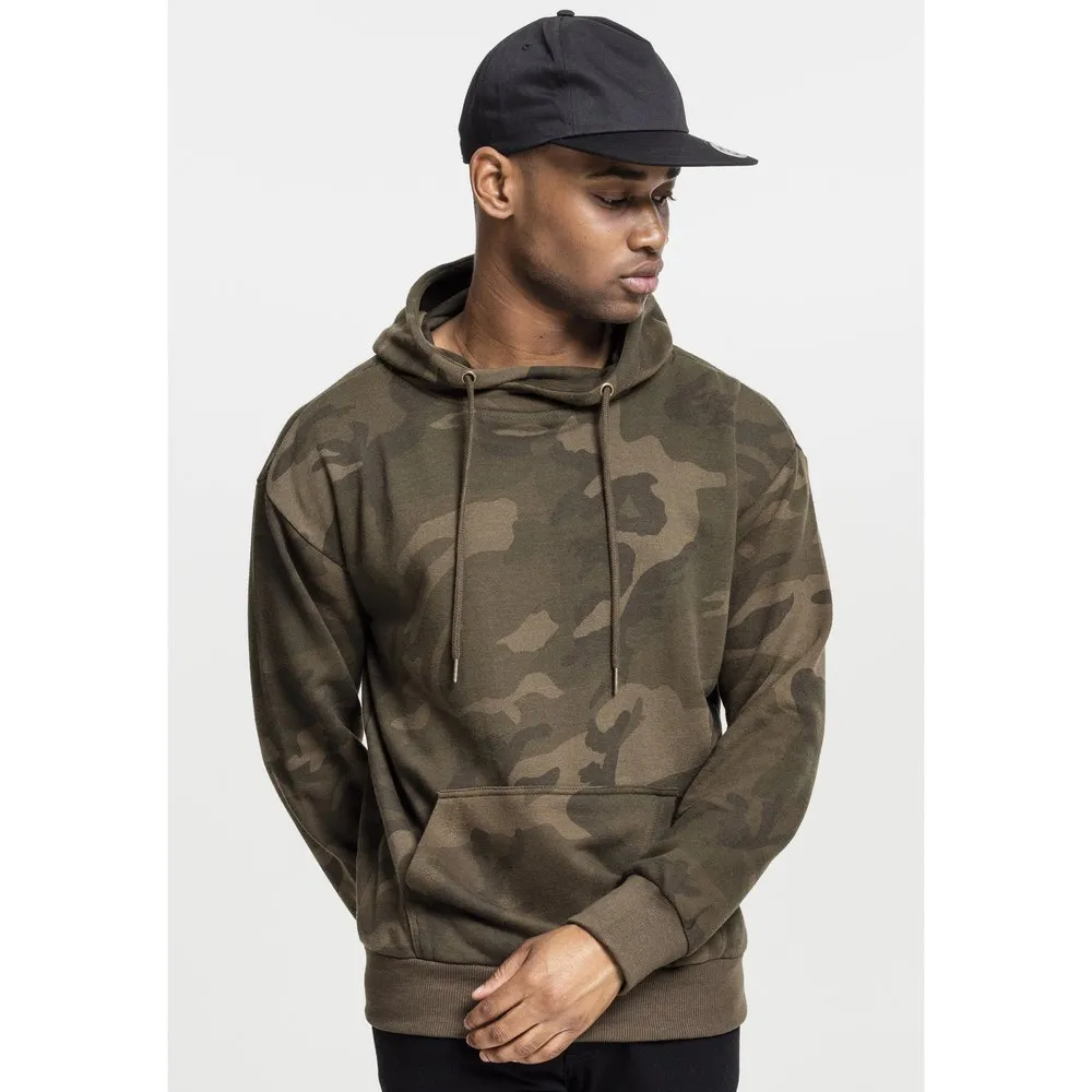 

Толстовка Urban Classics Camo, зеленый