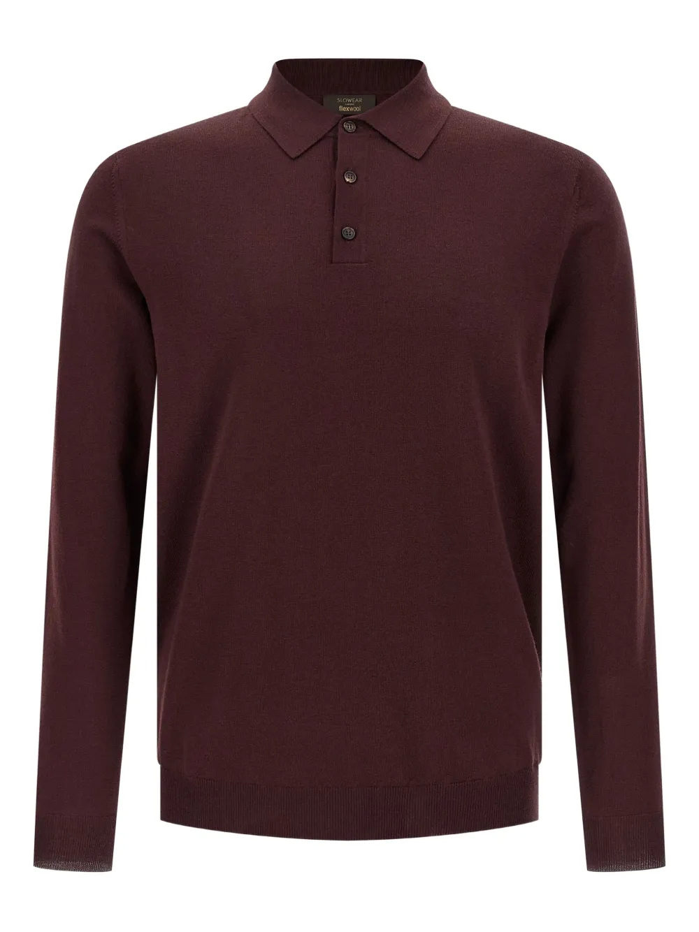 

Свитер с воротником поло Zanone, красный