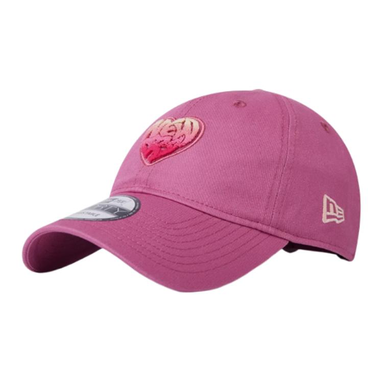 

New Era Хлопковая бейсболка унисекс розовая, Pink
