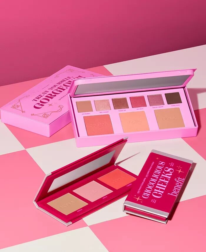 

Палетка мини-бронзаторов и румян Chocolicious Cheeks Benefit Cosmetics