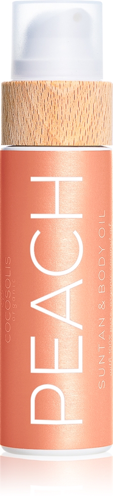 

Персиковое масло для загара, питающее кожу Cocosolis, aromatas peach 100 мл