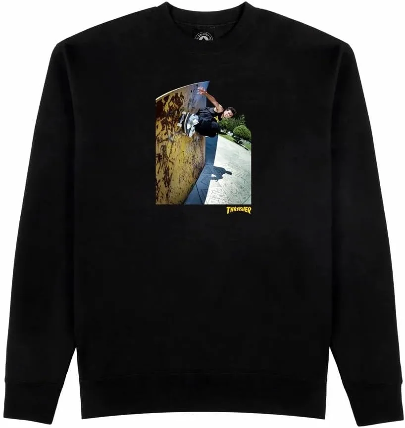 

Толстовка Thrasher Skateboard Magazine с принтом MIC-E Wall Ride