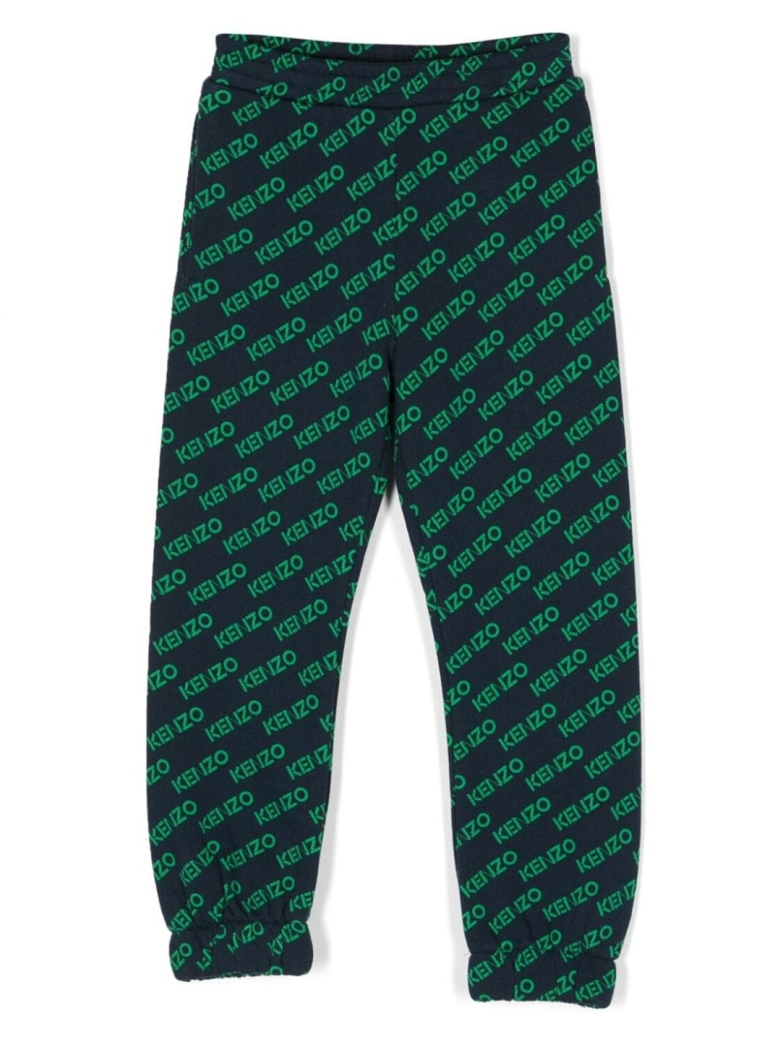

Kenzo Kids спортивные брюки с логотипом, синий