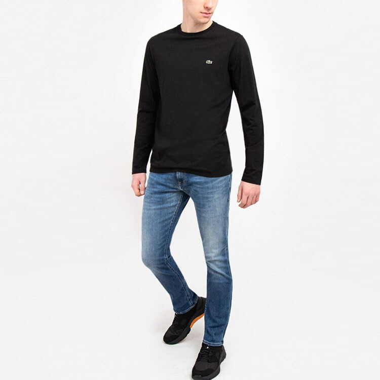 Футболка Lacoste TH6712-031, мужская, черная — фото 2