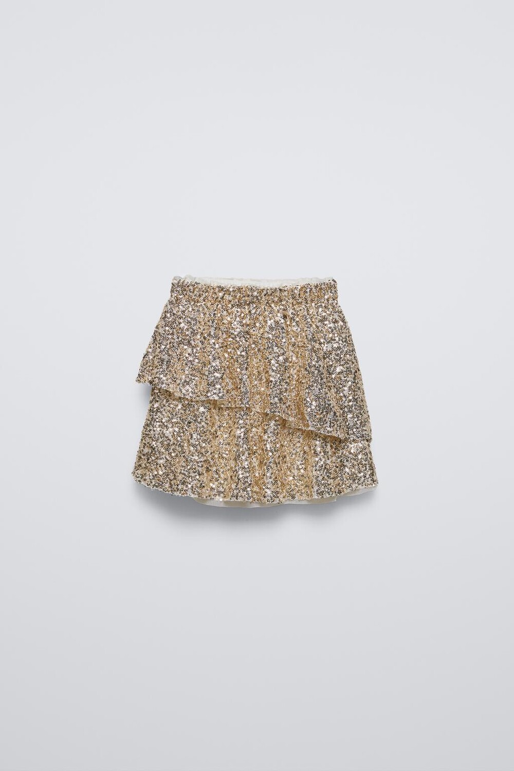 

Юбка с пайетками ZARA, золотой