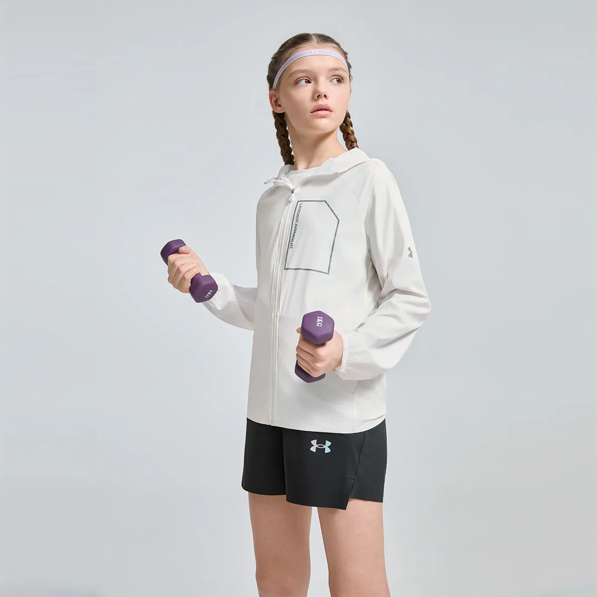 Пальто Casual Under Armour белое — фото 4