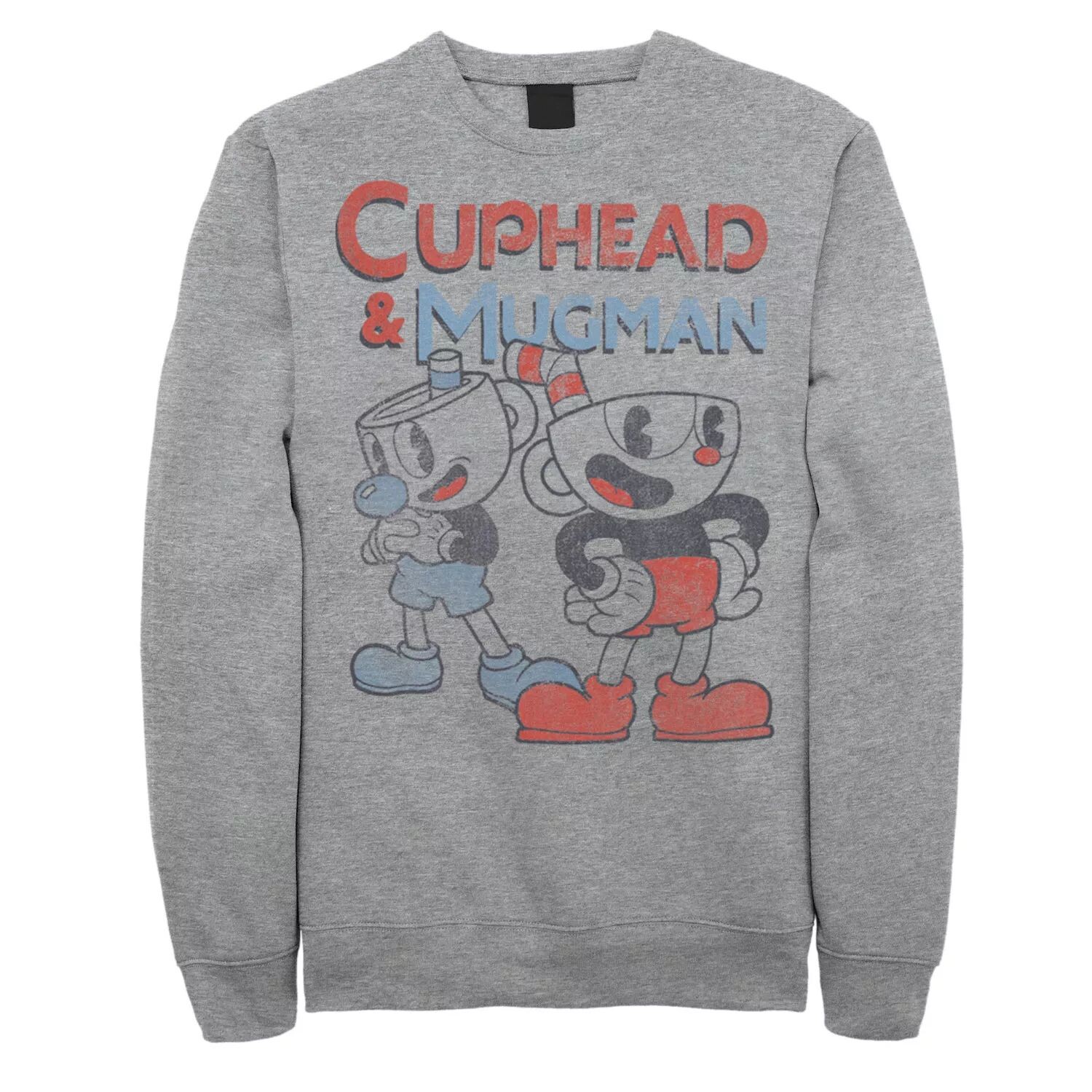 

Мужской свитшот Cuphead And Mugman Dynamic Duo Vintage Licensed Character