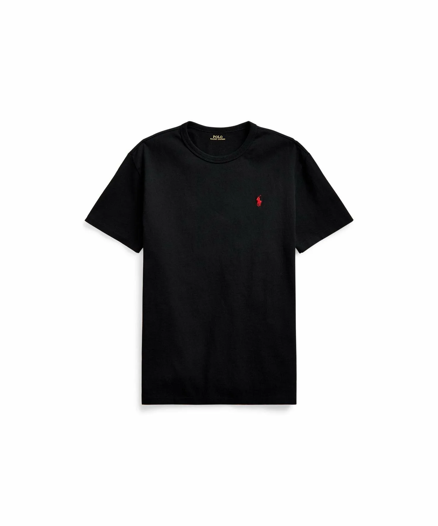 Классическая трикотажная футболка Polo Ralph Lauren, 001 Black — фото 2